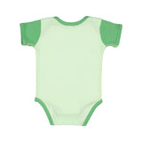 4400 Rabbit Skins Infant Baby Rib Bodysuit Mint/ Grass