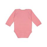 4411 Rabbit Skins Infant Long Sleeve Baby Rib Bodysuit Mauvelous