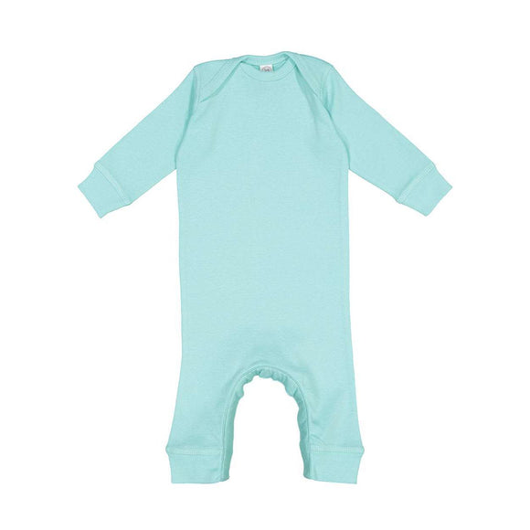 4412 Rabbit Skins Infant Long Legged Baby Rib Bodysuit Chill