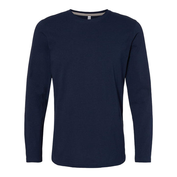 6918 LAT Fine Jersey Long Sleeve Tee Navy