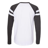 6934 LAT Fine Jersey Mash Up Long Sleeve Tee Blended White/ Vintage Smoke