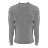 6411 Next Level Unisex Sueded Long Sleeve T-Shirt Dark Heather Grey