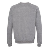 91MR JERZEES Snow Heather French Terry Crewneck Sweatshirt Charcoal