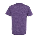 88MR JERZEES Snow Heather Jersey Crew T-Shirt Purple