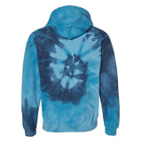 680VR Dyenomite Blended Hooded Tie-Dyed Sweatshirt Blue Tide