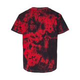 20BCR Dyenomite Youth Crystal Tie-Dyed T-Shirt Black/ Red Crystal