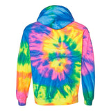 680VR Dyenomite Blended Hooded Tie-Dyed Sweatshirt Flo Rainbow