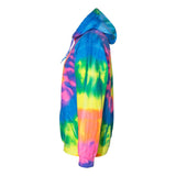 680VR Dyenomite Blended Hooded Tie-Dyed Sweatshirt Flo Rainbow