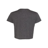 8882 BELLA + CANVAS Women’s Flowy Crop Tee Dark Grey Heather