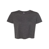 8882 BELLA + CANVAS Women’s Flowy Crop Tee Dark Grey Heather