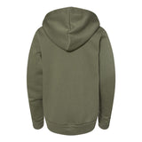 3719Y BELLA + CANVAS Youth Sponge Fleece Hoodie Military Green