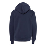 3719Y BELLA + CANVAS Youth Sponge Fleece Hoodie Navy