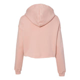 7502 BELLA + CANVAS Women's Crop Fleece Hoodie Peach