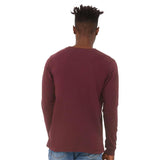 3501 BELLA + CANVAS Unisex Jersey Long Sleeve Tee Maroon