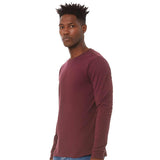 3501 BELLA + CANVAS Unisex Jersey Long Sleeve Tee Maroon