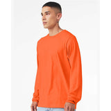 3501 BELLA + CANVAS Unisex Jersey Long Sleeve Tee Orange