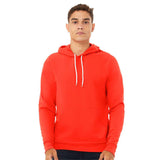 3719 BELLA + CANVAS Sponge Fleece Hoodie Poppy