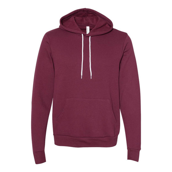 3719 BELLA + CANVAS Sponge Fleece Hoodie Maroon