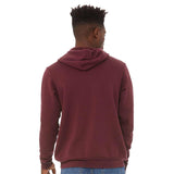 3719 BELLA + CANVAS Sponge Fleece Hoodie Maroon