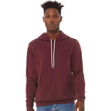 3719 BELLA + CANVAS Sponge Fleece Hoodie Maroon