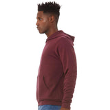 3719 BELLA + CANVAS Sponge Fleece Hoodie Maroon