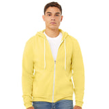 3739 BELLA + CANVAS Sponge Fleece Full-Zip Hoodie Yellow