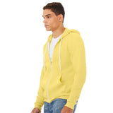 3739 BELLA + CANVAS Sponge Fleece Full-Zip Hoodie Yellow