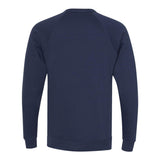 3901 BELLA + CANVAS Sponge Fleece Raglan Crewneck Sweatshirt Navy