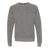 3901 BELLA + CANVAS Sponge Fleece Raglan Crewneck Sweatshirt Deep Heather