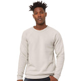 3901 BELLA + CANVAS Sponge Fleece Raglan Crewneck Sweatshirt Heather Dust