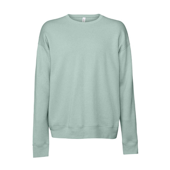 3945 BELLA + CANVAS Sponge Fleece Drop Shoulder Crewneck Sweatshirt Dusty Blue