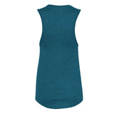 6003 BELLA + CANVAS Women's Jersey Muscle Tank Heather Deep Teal