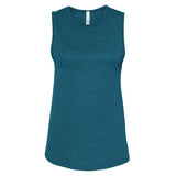 6003 BELLA + CANVAS Women's Jersey Muscle Tank Heather Deep Teal