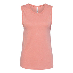 6003 BELLA + CANVAS Women's Jersey Muscle Tank Heather Sunset