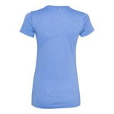 6004 BELLA + CANVAS Women's Slim Fit Tee Heather Columbia Blue