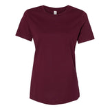 6400 BELLA + CANVAS Women’s Relaxed Jersey Tee Maroon