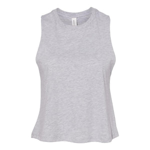 6682 BELLA + CANVAS Women's Racerback Crop Tank Athletic Heather