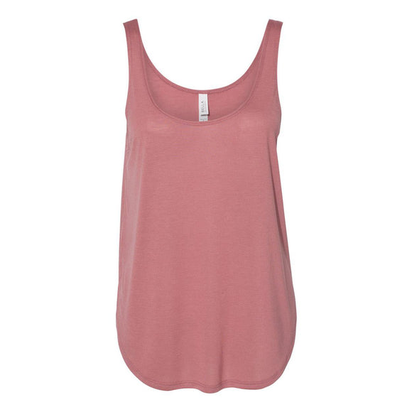 8802 BELLA + CANVAS Women's Flowy Tank with Side Slit Mauve