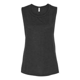 8803 BELLA + CANVAS Women's Flowy Scoop Muscle Tank Dark Grey