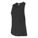 8803 BELLA + CANVAS Women's Flowy Scoop Muscle Tank Dark Grey