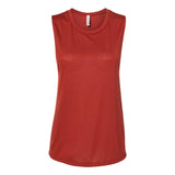 8803 BELLA + CANVAS Women's Flowy Scoop Muscle Tank Brick