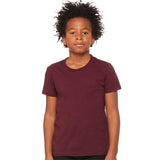 3001Y BELLA + CANVAS Youth Jersey Tee Maroon