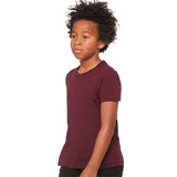 3001Y BELLA + CANVAS Youth Jersey Tee Maroon