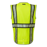 1584 Kishigo Premium Brilliant Series® Ultimate Reflective Vest Lime