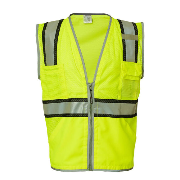 1584 Kishigo Premium Brilliant Series® Ultimate Reflective Vest Lime