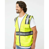 1584 Kishigo Premium Brilliant Series® Ultimate Reflective Vest Lime