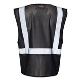 B120-131 Kishigo EV Series® Enhanced Visibility Non-ANSI Vest Black - B120