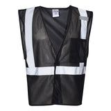 B120-131 Kishigo EV Series® Enhanced Visibility Non-ANSI Vest Black - B120