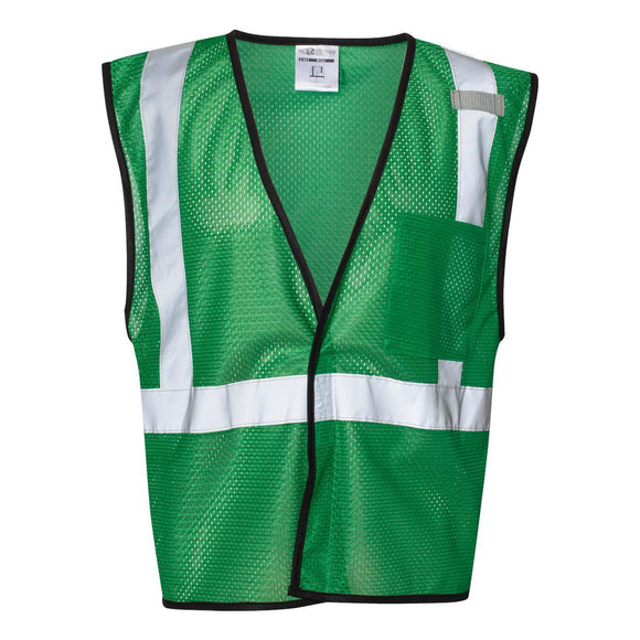 B120-131 Kishigo EV Series® Enhanced Visibility Non-ANSI Vest Green - B123