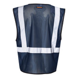 B120-131 Kishigo EV Series® Enhanced Visibility Non-ANSI Vest Navy Blue - B127